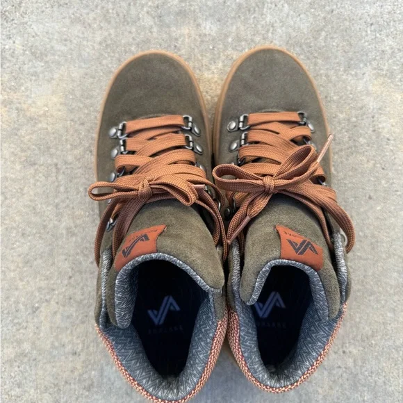 Forsake Lucie Mid Women’s 7.5 Olive Green Leather Hiking Boots Waterproof - Picture 6 of 9